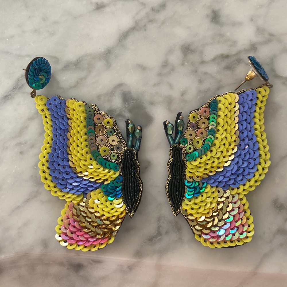 Boutique butterfly earrings
